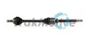 TRAKMOTIVE DACIA Напіввісь передн. прав. DUSTER (HS_) 1.5 dCi 10-18 30-0336