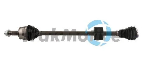 FIAT піввісь прав. L=754mm 25 зуб. 500 0.9 12-, 500 C 1.4 09-, FORD KA 1.3 TDCi 08-16 TRAKMOTIVE 30-0363