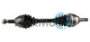 TRAKMOTIVE OPEL Полуось лів. L=587mm 33/22 зуб. ASTRA H (A04) 1.8 06-10, ZAFIRA / ZAFIRA FAMILY B 1.8 13-15 30-0548