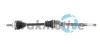 TRAKMOTIVE PEUGEOT піввісь прав (з ABS L=884mm 21/22 зуб. 206 1.1 98- 30-0586