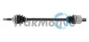 TRAKMOTIVE RENAULT піввісь лів. ABS L=634,5mm 21 зуб.Clio II,Kangoo 30-0796