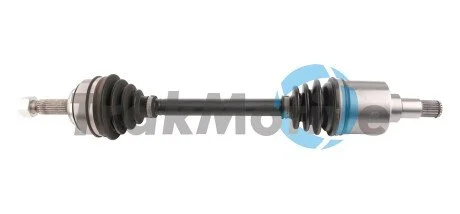 SKODA піввісь лів. L=600mm 22/22 зуб. FAVORIT 1.3 94-, FELICIA I 1.3 94-98, FELICIA II 1.3 98-01 TRAKMOTIVE 30-0955