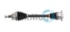 TRAKMOTIVE AUDI Полуось лев L=552,5mm 33 зуб. A3 (8L1) 1.6 96-03, TT (8N3) 1.8 T 05-06, SEAT TOLEDO II (1M2) 1.8 20V 98-04, VW GOLF IV (1J1) 2.3 V5 00-05, SKODA OCTAVIA II (1Z3) 1.9 TDI 04-10 30-1116