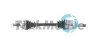 TRAKMOTIVE FIAT піввісь лів. L=623mm 25/24 зуб. PUNTO 1.3 D Multijet 12-, GRANDE PUNTO 1.3 D 08- 30-1127