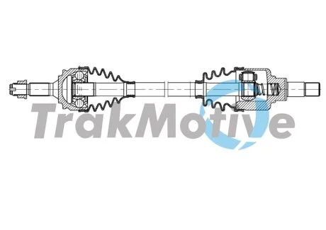 CITROEN Напіввісь передн. лів. C-ELYSEE (DD_) 1.2 VTi 72 12-17 TRAKMOTIVE 30-1889