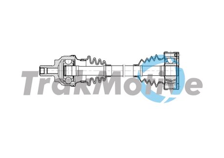 AUDI Напіввісь задн. прав. A3 (8P1) 2.0 TDI quattro 06-08, SEAT ALTEA XL (5P5, 5P8) 2.0 TFSI 4x4 09-15, SKODA OCTAVIA II Combi (1Z5) 1.8 TSI 4x4 08-13, VW TRAKMOTIVE 30-1926