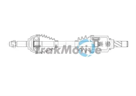 Фото 1 - renault піввісь лів. l=662mm 23/26 зуб. sandero/stepway ii (b8) 1.6 13-, dacia TRAKMOTIVE 30-2001 RENAULT піввісь лів. L=662mm 23/26 зуб. SANDERO/STEPWAY II (B8) 1.6 13-, DACIA TRAKMOTIVE 30-2001 (фото 1)