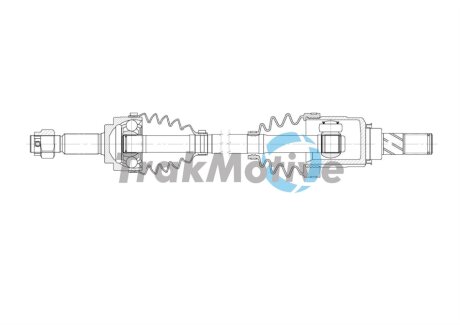 NISSAN Напіввісь передн. лів. MICRA IV (K13K, K13KK) 1.2 10-15 TRAKMOTIVE 30-2019 (фото 1)