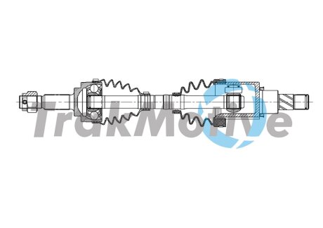 NISSAN Напіввісь передн. лів. MICRA IV (K13K, K13KK) 1.2 10-20 TRAKMOTIVE 30-2033 (фото 1)