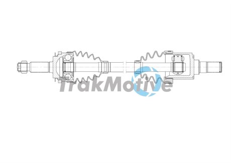 KIA Напіввісь передн. прав. PICANTO I (SA) 1.1 04-11 TRAKMOTIVE 30-2050 (фото 1)