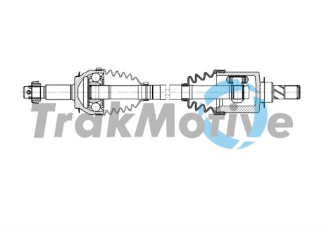 RENAULT Напіввісь передн. лів. KADJAR (HA, HL) 1.2 TCe 130 15- TRAKMOTIVE 30-2052 (фото 1)