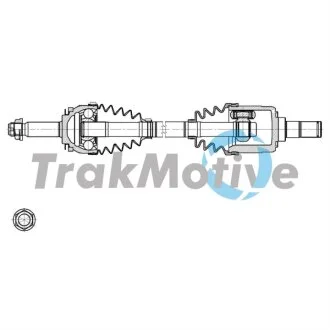 KIA Напіввісь передн. лів. RIO II (JB) 1.5 CRDi 08-11 TRAKMOTIVE 30-2139