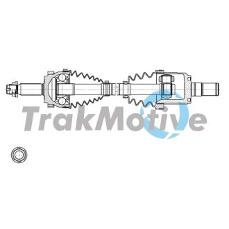 HYUNDAI Напіввісь передн. лів. i40 I (VF) 1.7 CRDi 12-19 TRAKMOTIVE 30-2143