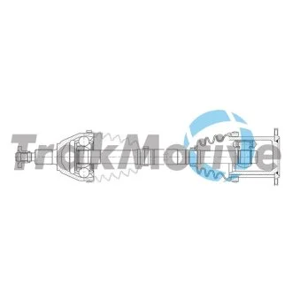 AUDI Напіввісь передн. лів. A1 (8X1, 8XK) 1.0 TFSI 15-18, SEAT, SKODA, VW TRAKMOTIVE 30-2162 (фото 1)