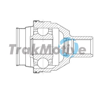 OPEL К-кт ШРКШ внутріш. ASTRA H (A04) 1.3 CDTI (L48) 05-10 TRAKMOTIVE 45-0299 (фото 1)