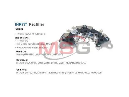 Діодний міст TRANSPO IHR771