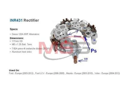 Діодний міст, Алюм TRANSPO INR431