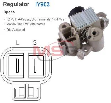 Регулятор генератора TRANSPO IY903