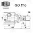 ШРУС внутренний Colt 1.1/1.3/1.5 (04-) (нар:33/вн:21) Trialli GO 1116 (фото 2)