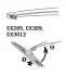 ExactFit Rear Щітка склоочисника,задня OEM (280мм) Trico EX285 (фото 3)