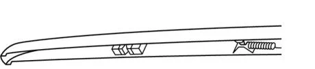 Щетка стеклоочистителя каркасная задняя 350mm (14\'\') ExactFit Rear Trico EX355
