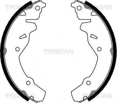 Гальмівні колодки (набір) TRISCAN 810080002 (фото 1)