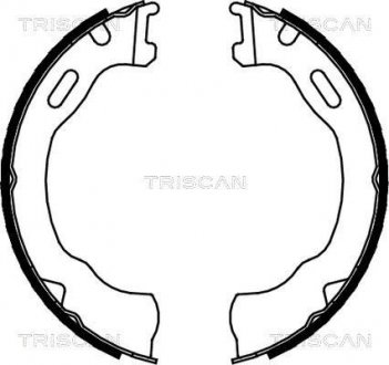 Гальмівні колодки ручного гальма TRISCAN 810080007 (фото 1)
