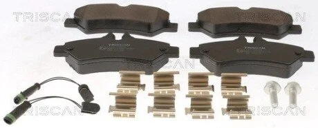 Колодки гальмівні дискові MERCEDES, VW TRISCAN 8110 10558