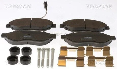 Колодки гальмівні дискові CITROEN, FIAT, PEUGEOT TRISCAN 8110 10562