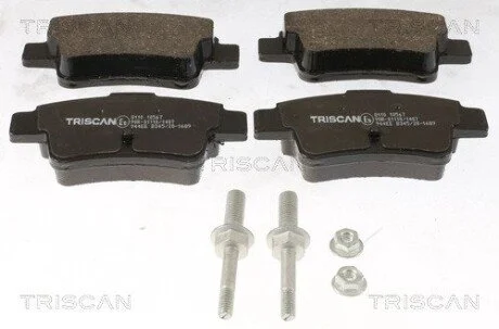 Гальмівні колодки, дискове гальмо (набір) TRISCAN 811010567