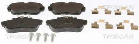 Колодки тормозные дисковые передние CITROEN, FIAT, PEUGEOT TRISCAN 8110 10575