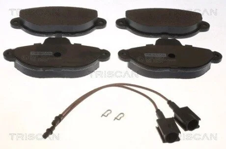 Колодки тормозные дисковые передние FIAT 500 TRISCAN 8110 15051