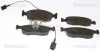 Колодки тормозные дисковые передние FIAT PUNTO 8110 15065