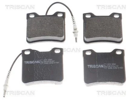 Гальмівні колодки, дискове гальмо (набір) TRISCAN 811028941