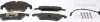 Колодки тормозные дисковые передние AUDI A4, A5, Q5 8110 29080