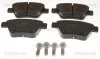 Колодки гальмівні дискові SEAT TRISCAN 8110 29086 (фото 1)