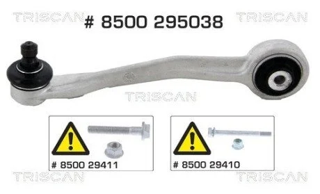 Важіль підвіски AUDI A4/A5 TRISCAN 8500 295038