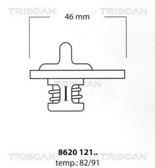 Термостат CHRYSLER (0) TRISCAN 8620 12182 (фото 1)