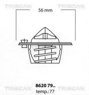 Термостат SUBARU (1) TRISCAN 8620 7977 (фото 1)