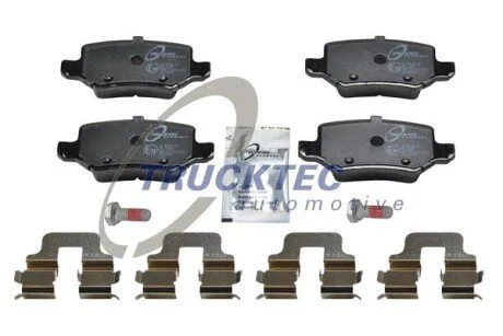 Гальмівні колодки, дискове гальмо (набір) TRUCKTEC 0235147