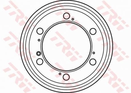 Гальмівний барабан TRW DB4087