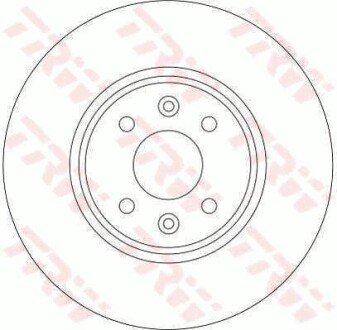 Тормозной диск TRW DF4255 (фото 1)