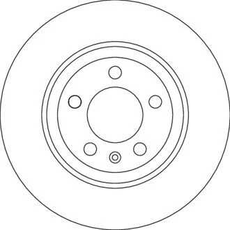 TARCZA HAM./TY┼ü/ VW POLO VI 2.0 17- TRW DF4624