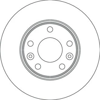 TARCZA HAM./PRZ/ DACIA DUSTER 10- TRW DF4637
