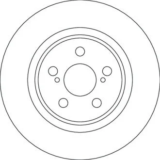 TARCZA HAM./PRZ/ TOYOTA YARIS 1.5 20- TRW DF4641