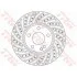 Диск гальмівний MERCEDES A(W176)/ B(W246) "F D=295mm "12>> DF6262S