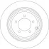ДИСК ТОРМ ЗАДН MITSUBISHI ASX/LANCER VIII/OUTLANDER II 1.5-3.6 06.06-/DODGE CALIBER/JEEP COMPASS/PATRIOT TRW DF6326 (фото 2)