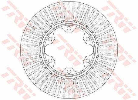 Гальмівний диск TRW DF6481