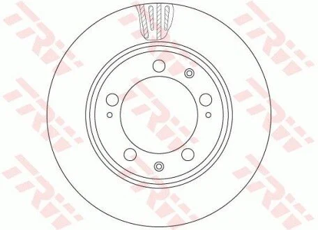 Автозапчасть TRW DF6484S