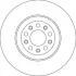 TARCZA HAM./PRZ/ ALFA ROMEO GIULIA 15- DF6551S